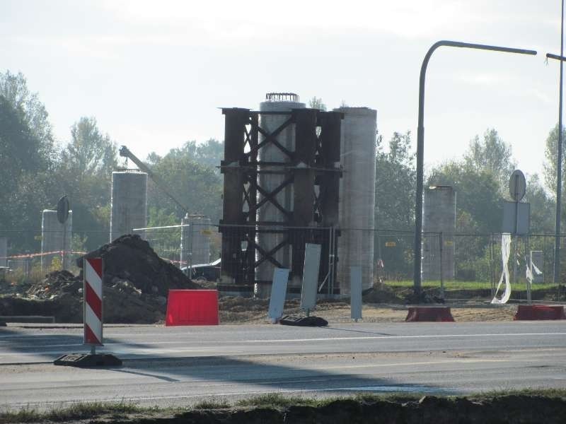 Węzeł DK 1 Częstochowa 2013 budowa