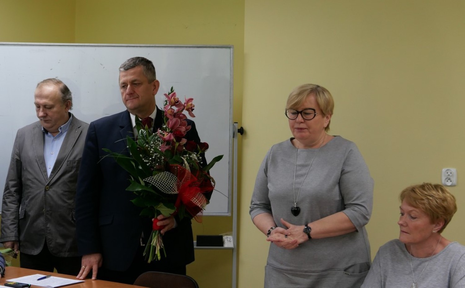 Samorządowcy podziękowali dziś Elżbiecie Kaźmierczak za wieloletnią pracę