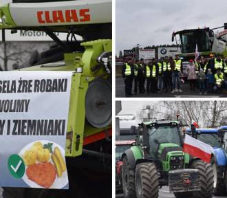 Protest rolników trwa. Zablokowano trzy ważne miejsca w powiecie nowotomyskim! 