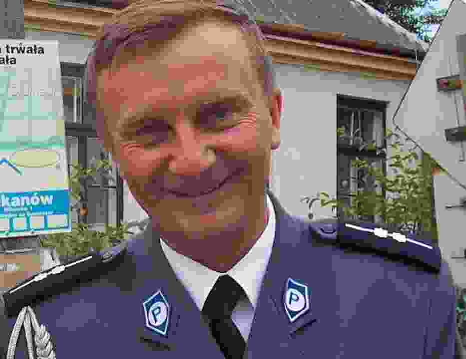 Czy mieszkańcy Teofilowa będą oglądali policjantów tylko w serialach? NA zdjęciu Arkadiusz Nader, grający w serialu Ranczo