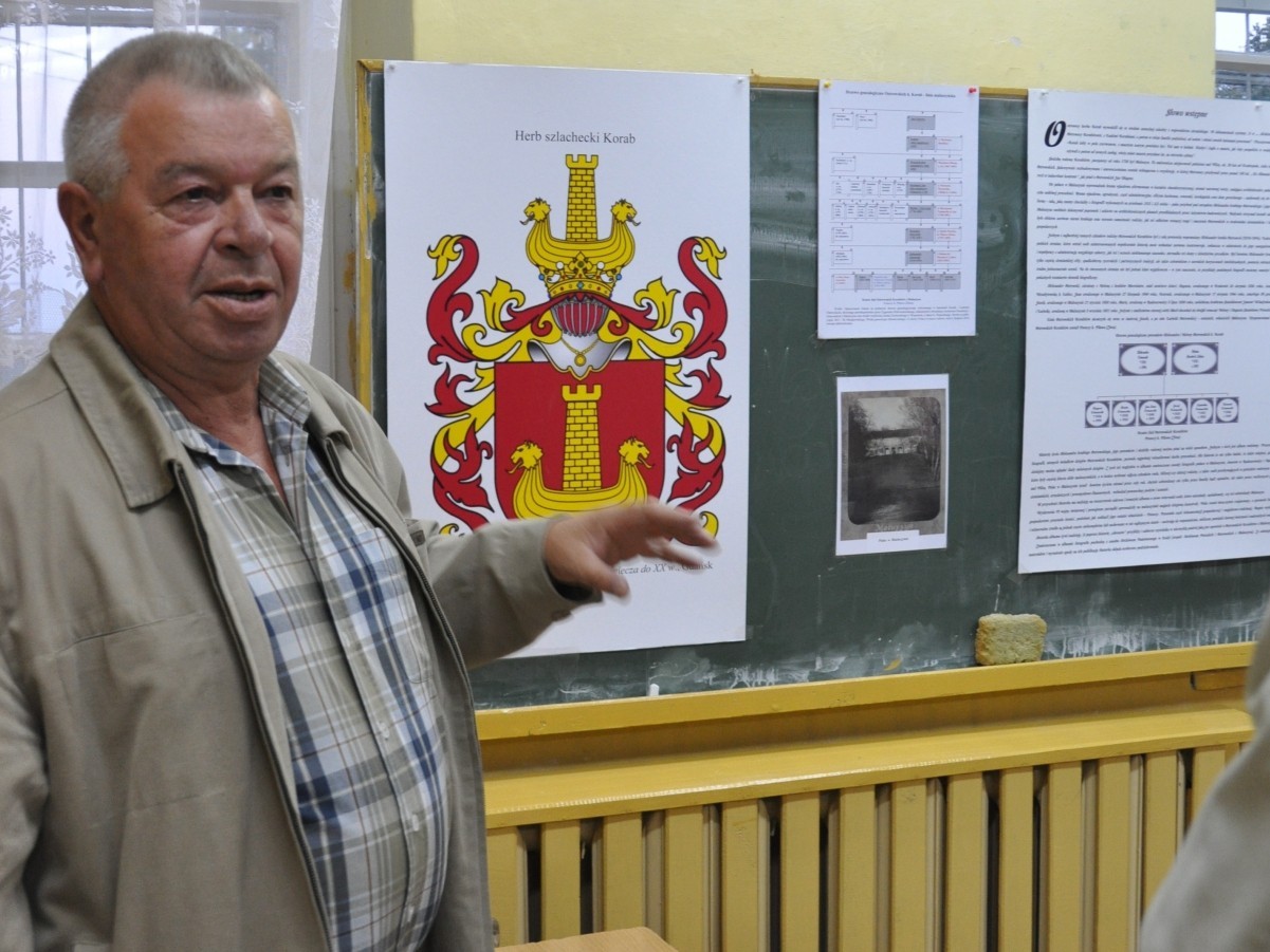 O historii i dziedzicach Maluszyna opowiadał prof