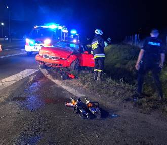 Tragiczny wypadek w gminie Waganiec. Zderzyły się dwa pojazdy, nie żyje 36-latka Zdję