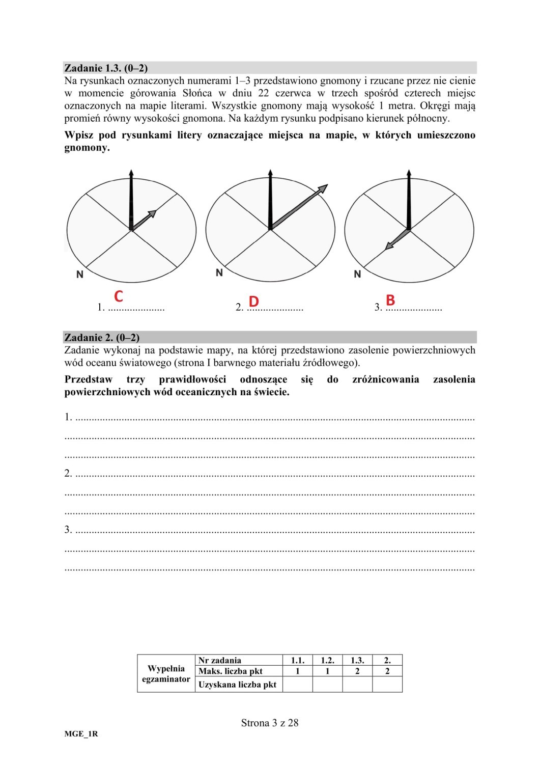 MATURA 2019 GEOGRAFIA. ARKUSZE I ODPOWIEDZI