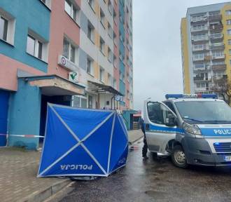 Mężczyna upadł na chodnik z wysokości 10.piętra! Nie żyje... ZDJĘCIA
