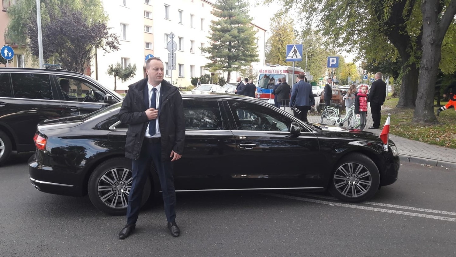 To zdjęcie zrobiono tuż po wypadku
