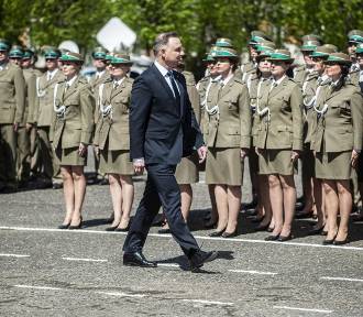 Prezydent Andrzej Duda w Koszalinie na uroczystościach w Straży Granicznej ZDJĘCIA