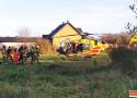 Wypadek w Szczekocinach. Poważnie ranny motocyklista trafił do szpitala, zabrał go śmigłowiec Lotniczego Pogotowia Ratunkowego