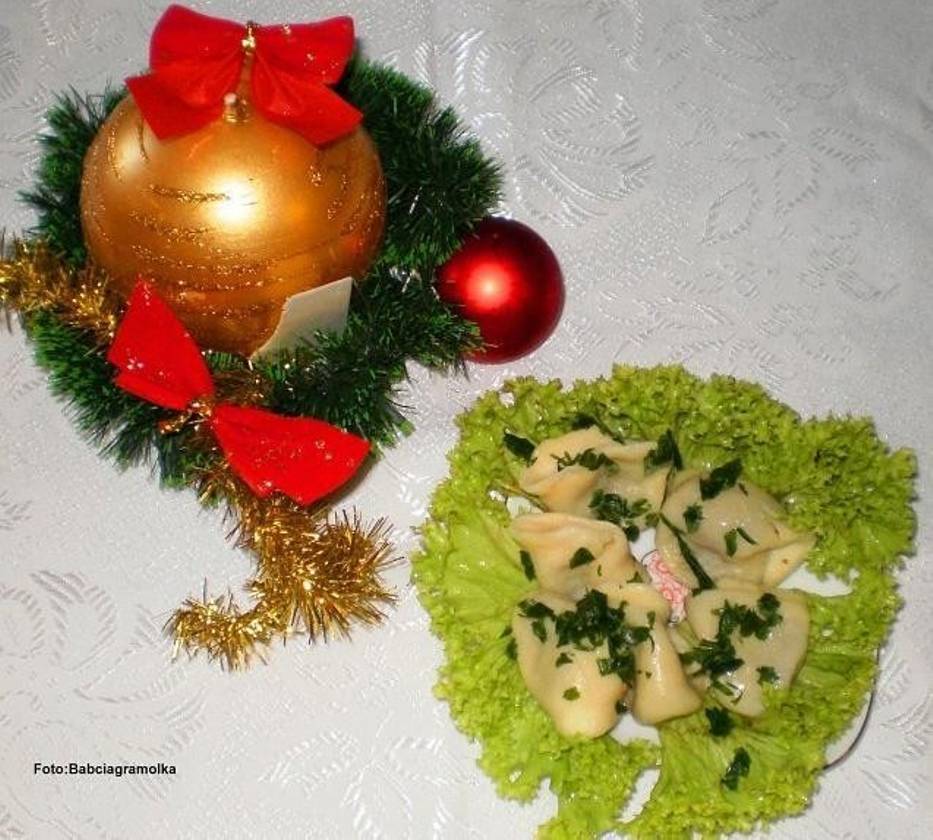 Uszka z farszem rybnym