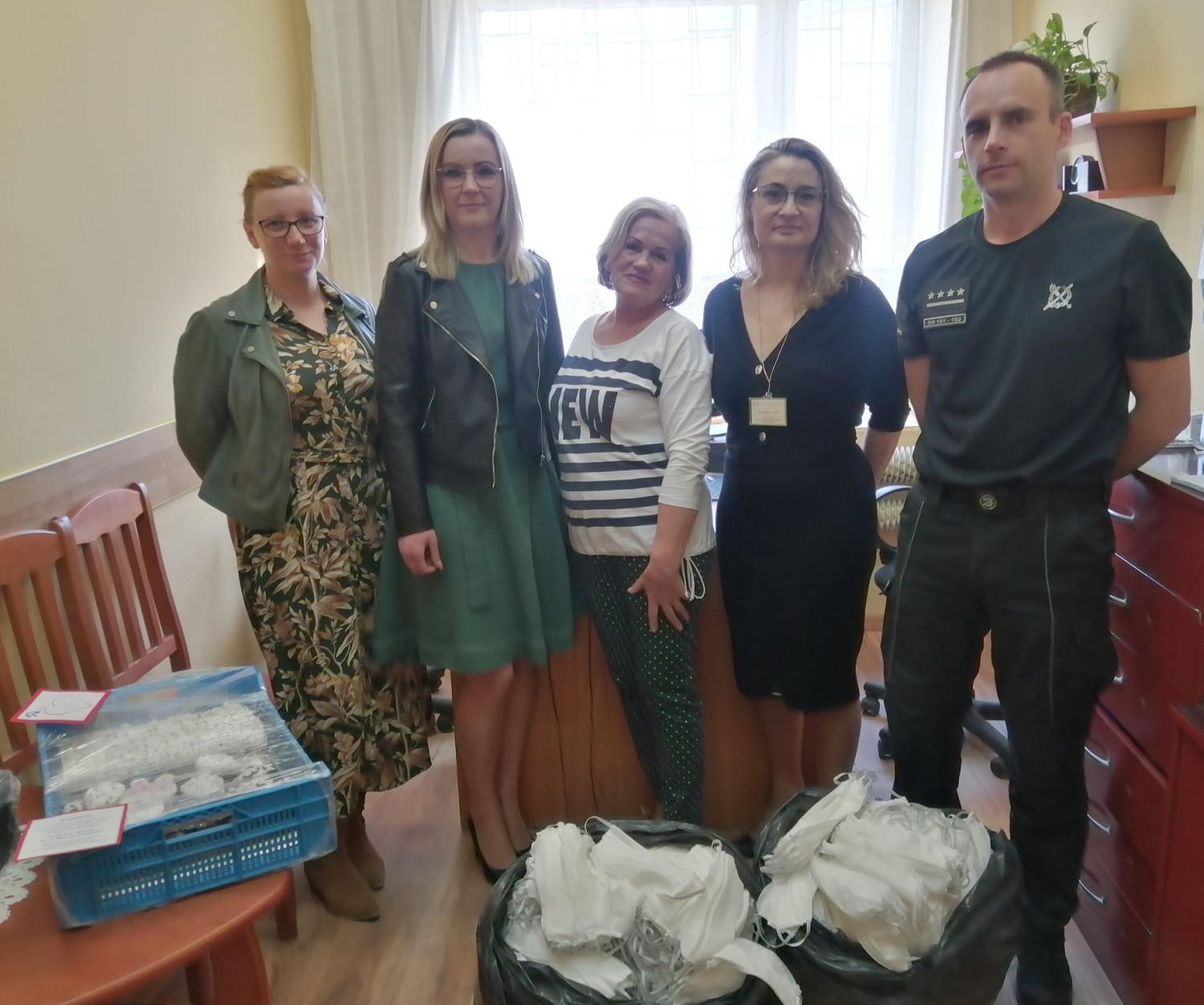 Osadzeni z Krzywańca szyją maseczki