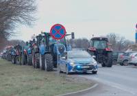 Protesty rolników na Dolnym Śląsku. Kilkaset traktorów i maszyn wyjechało na drogi  