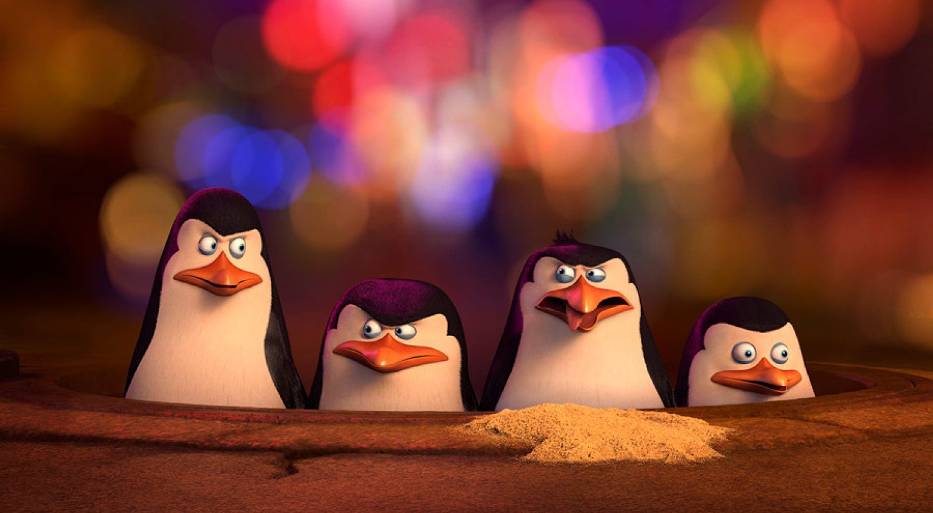 Kadr z filmu "Pingwiny z Madagaskaru"