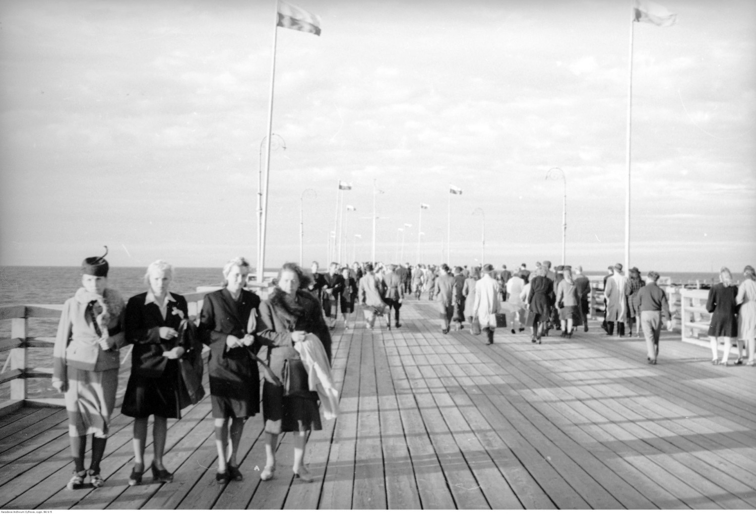 Molo w Sopocie 1945