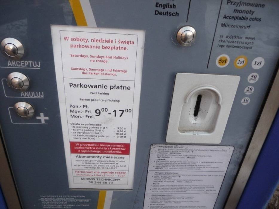 Parkometry funkcjonują już w wielu miastach