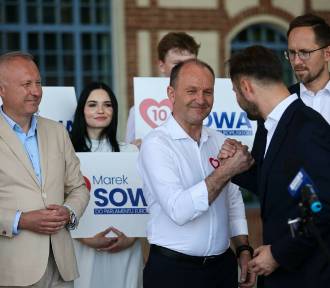 Poparcie prezydentów miast Małopolski dla kandydata na europosła Marka Sowy