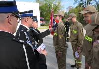 Młodzi strażacy z OSP Łękawa złożyli uroczyste ślubowanie