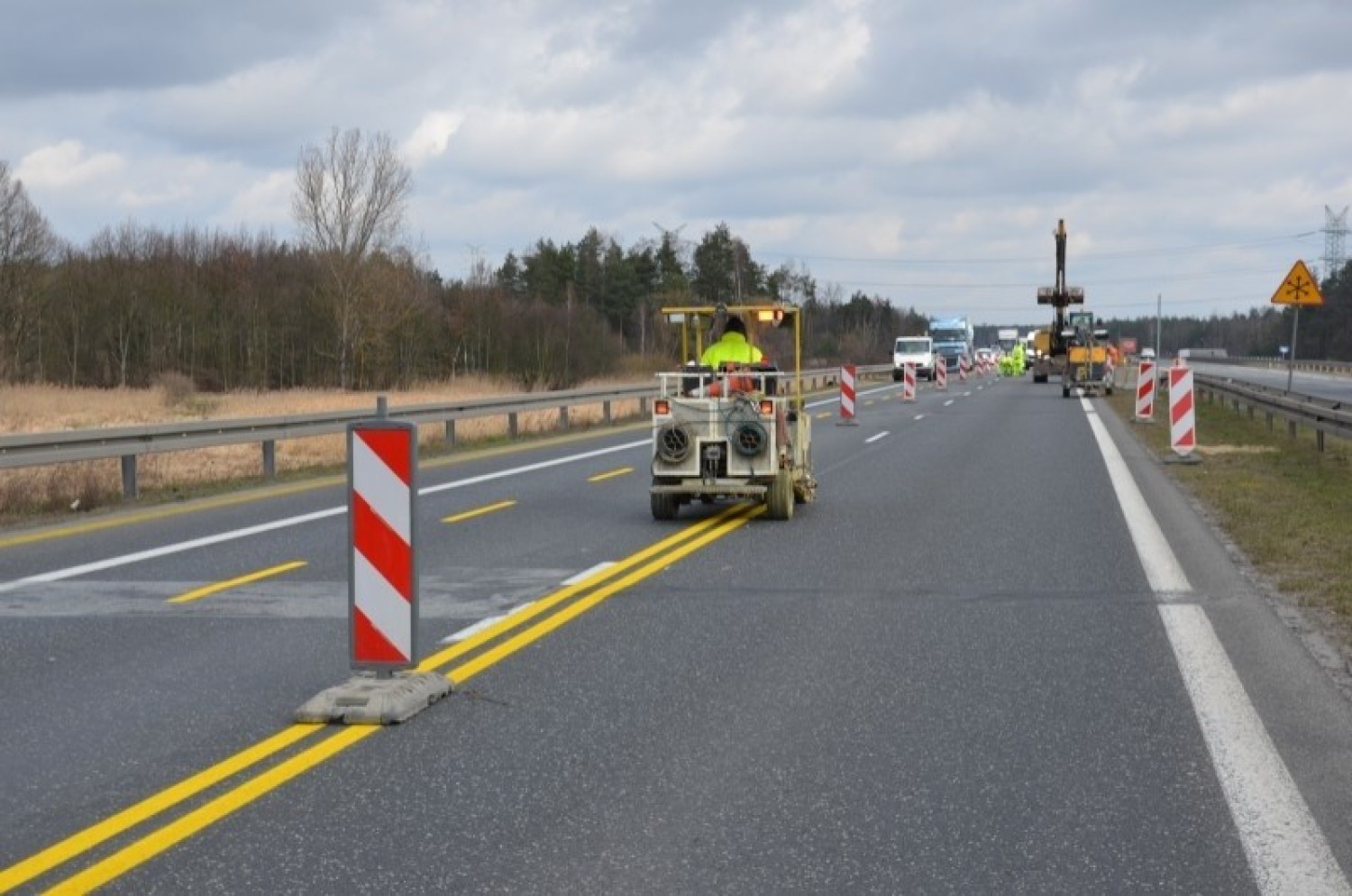 Utrudnienia na gierkówce: trwa budowa autostrady A1 za Częstochową