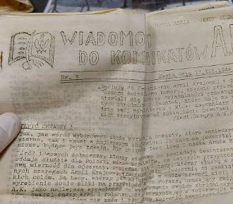 Unikatowe znalezisko w Olkuszu. Dokumenty AK z czasów II wojny światowej