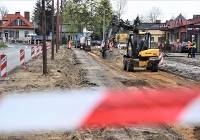 Ruszyła budowa ronda w Łasku! Inwestycja potrwa 10 miesięcy ZDJĘCIA