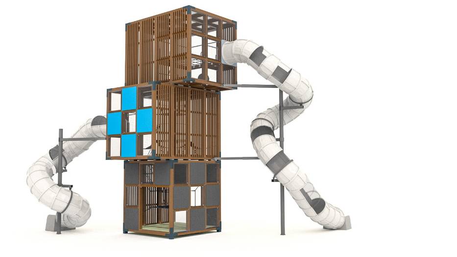 Tak wygląda projekt ośmiometrowej wieży zabaw, która stanie w Lesznie