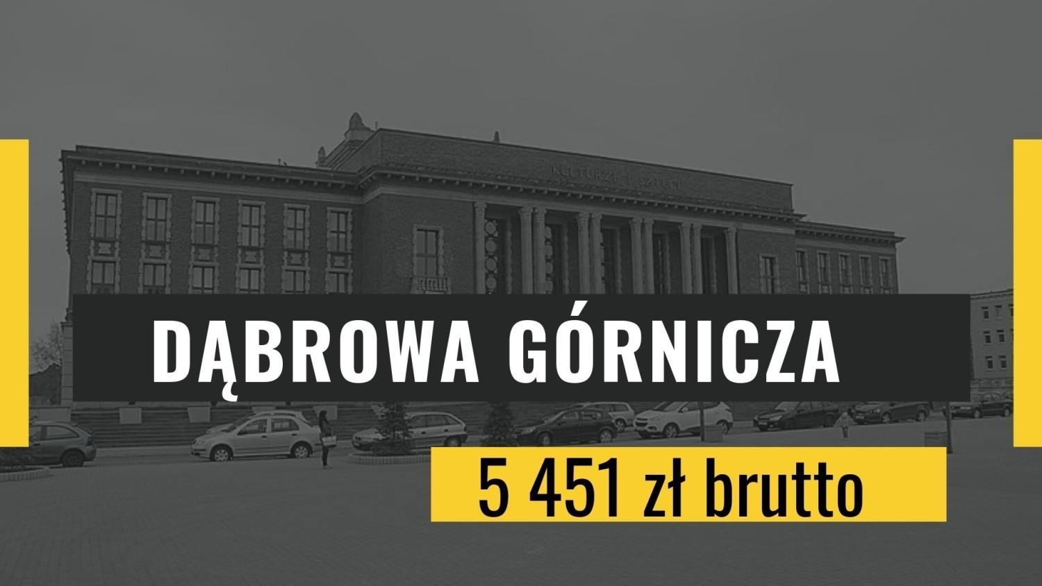Miejsce 9: Dąbrowa GórniczaPrzeciętne miesięczne wynagrodzenie brutto: 5 451 zł