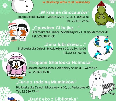 Zima w Mieście 2017 w Bibliotece Publicznej w Dzielnicy Wola m. st ... - NaszeMiasto.pl