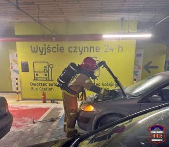 Pożar w Galerii Katowickiej na parkingu podziemnym. Co tam się wydarzyło?