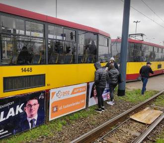Groźny wypadek w Łodzi. Młoda kobieta potrącona przez tramwaj