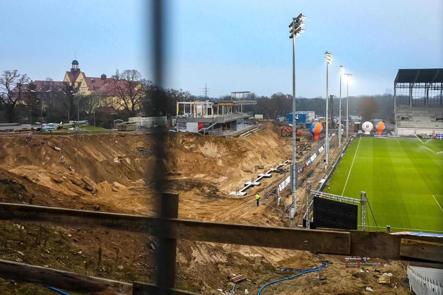 Stadion Pogoni Szczecin - stan 19 grudnia 2020