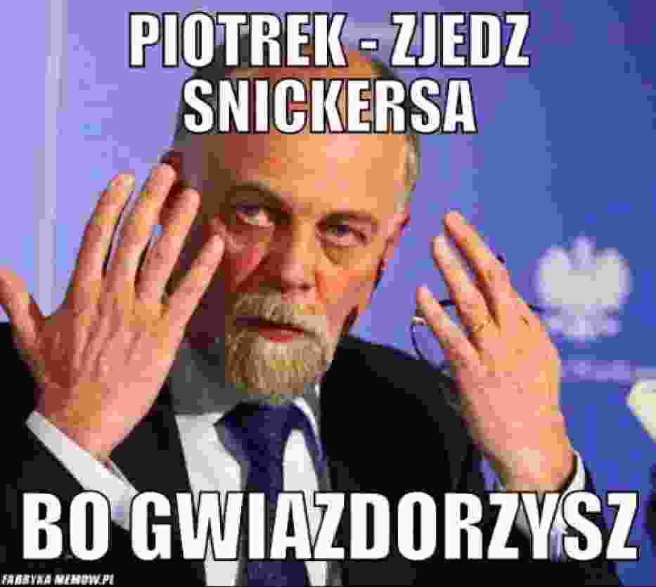Snickersy dla wojewody Piotra Florka