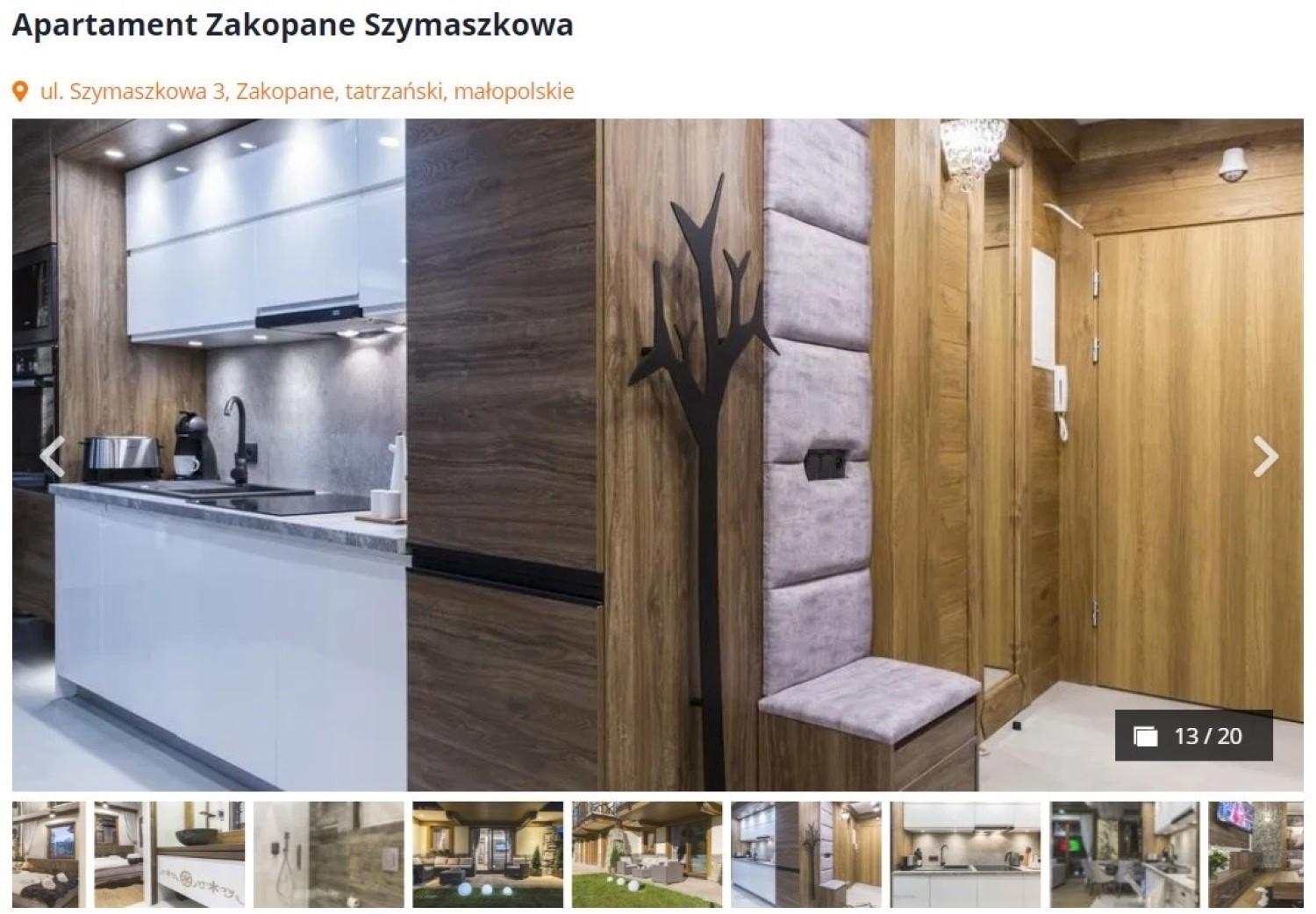 1 459 120 złApartament położony na parterze z dużym tarasem w kompleksie zlokalizowanym naprzeciwko wyciągu narciarskiego na Polanie Szymoszkowej