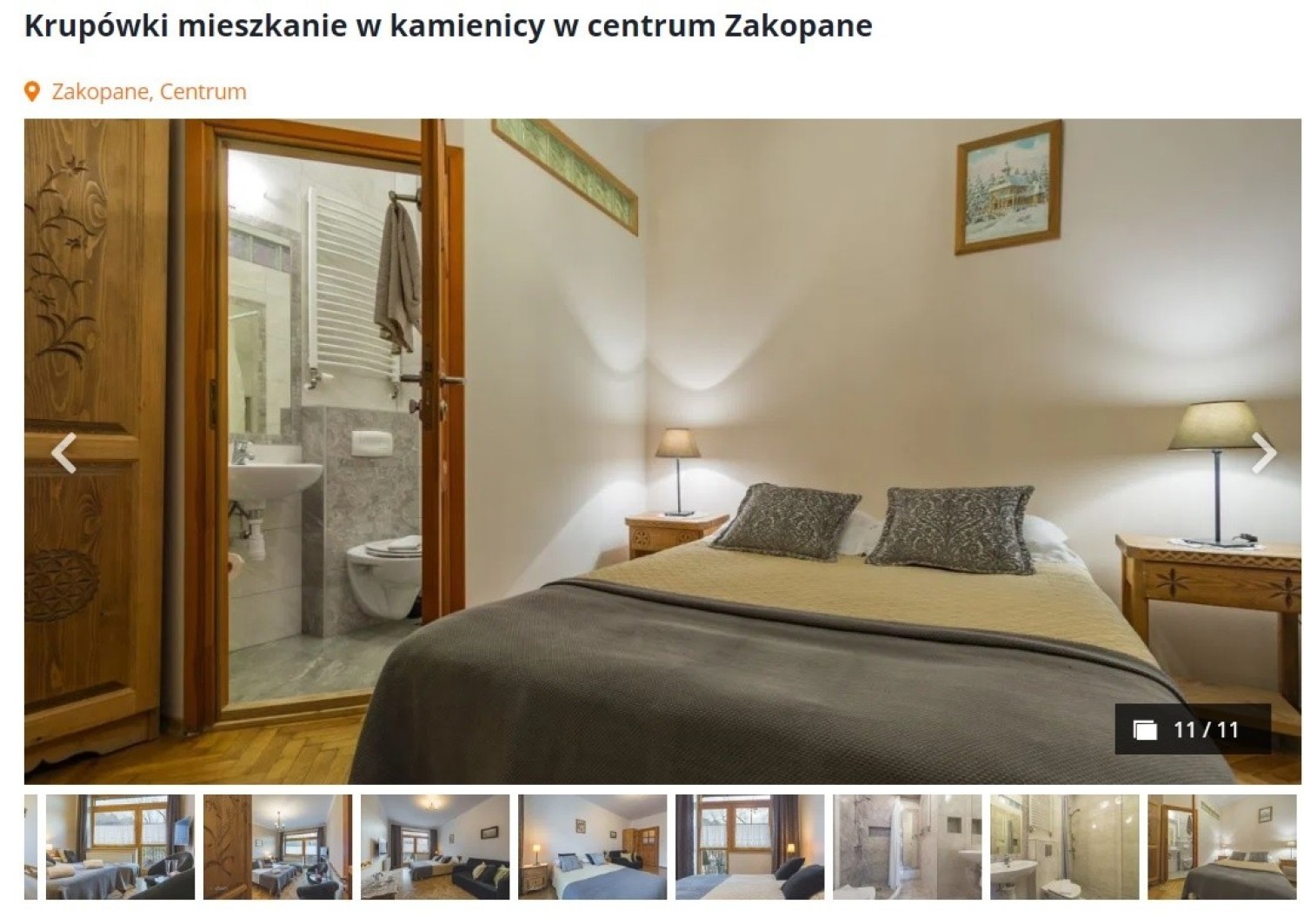 1 290 000 złWidokowe mieszkanie w kamienicy w centrum Zakopanego - przy ul