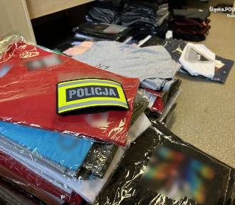 Podrabiana odzież przechwycona przez policję na targu w Rudzie Śląskiej
