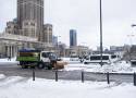 Zima w Warszawie nie odpuszcza. GDDKiA ostrzega przed opadami śniegu i śniegu z deszczem. Na drogach będzie ślisko 