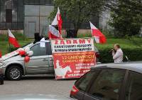 Protest pod OPS-em i sądem w Olkuszu. W tle tragedia małego Kamila