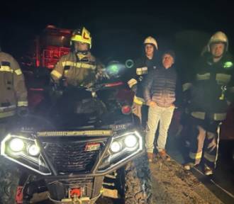 Sukces poszukiwań: 43-latek zgubił się w lesie, Odnaleziony przez policję i strażaków