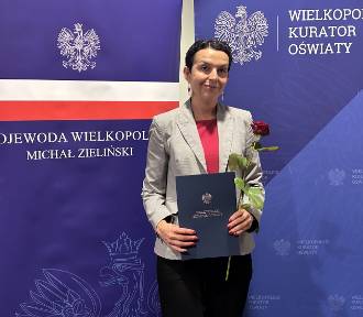 Sylwia Zagórska otrzymała Nagrodę Wielkopolskiego Kuratora Oświaty!