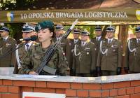 10 Opolska Brygada Logistyczna ma nowych żołnierzy. Złożyli przysięgę [ZDJĘCIA]