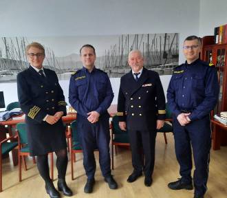 Wizyta Morskiego Oddziału Straży Granicznej w  Zespół Szkół Morskich w Darłowie