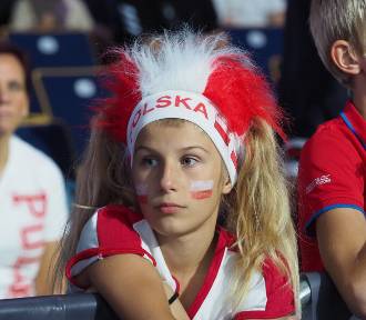 Kibice w Atlas Arenie na meczu Polska - Serbia ZDJĘCIA