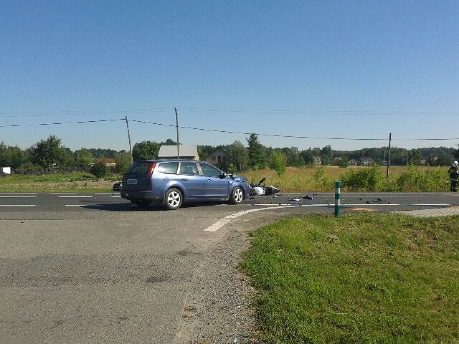 Wypadek w Ładnej koło Tarnowa