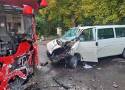 Groźne zderzenie z udziałem samochodów z terenu powiatu szamotulskiego