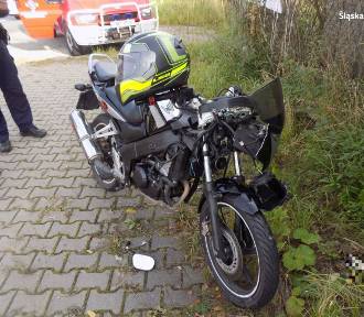 Wypadek motocyklisty w Koziegłowach. Zderzył się z ciężarówką!