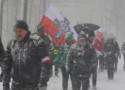 Patriotyczny i ekstremalny marsz w śnieżycy. ZDJĘCIA! 