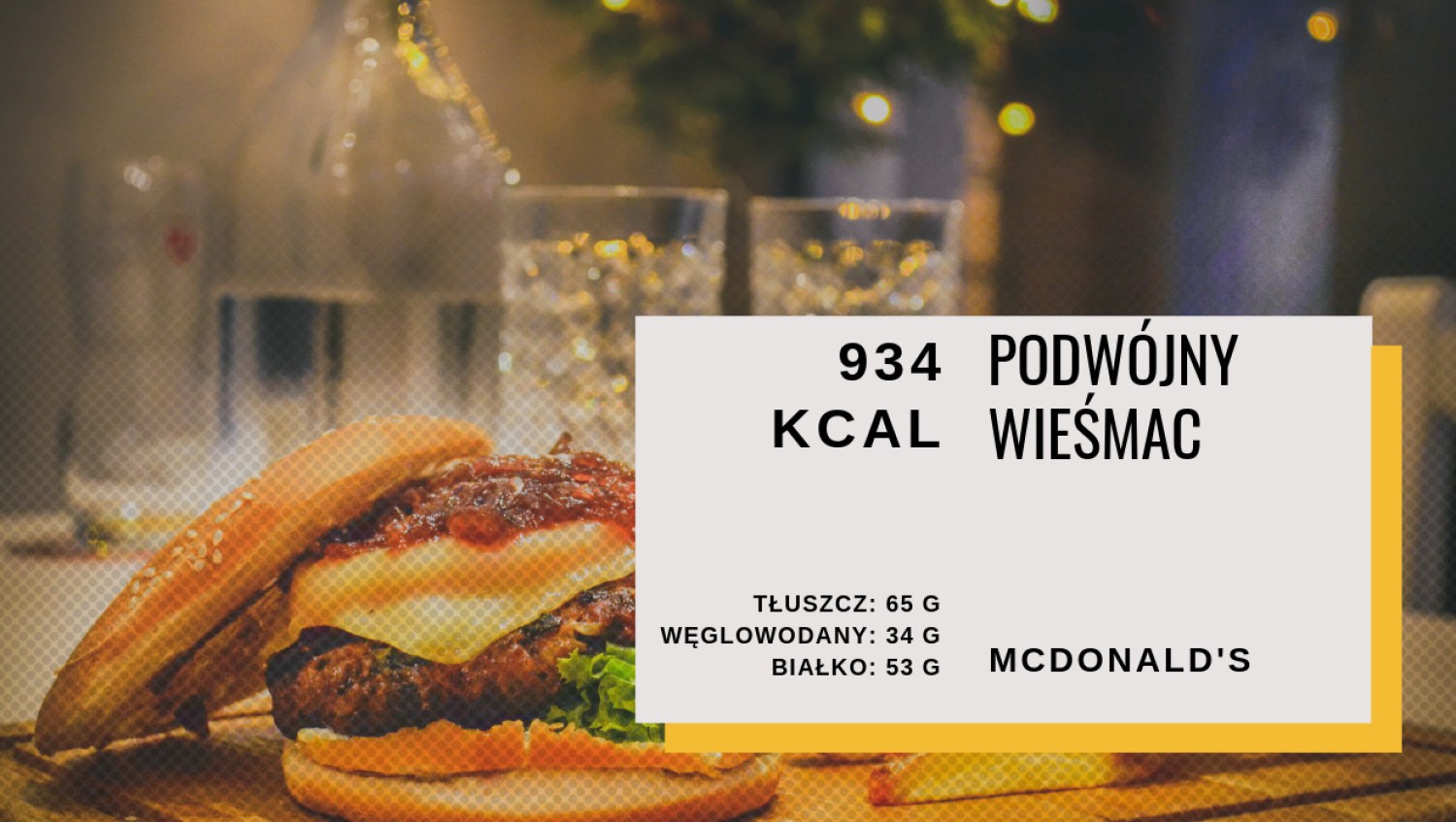 Podwójny WieśMac - 934 kcal