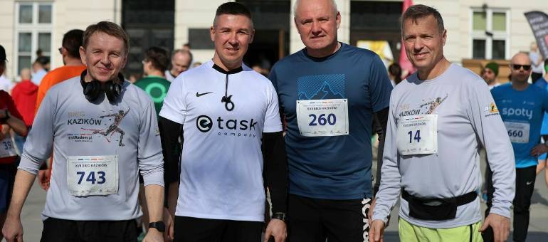 Bieg Kazików w Radomiu. Na trasie było wiele znanych osób. Przedsiębiorcy, lekarze, samorządowcy