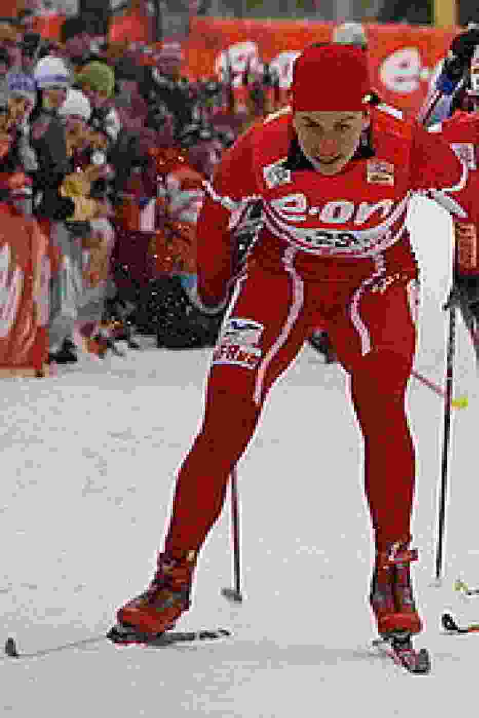 Justyna Kowalczyk podczas Tour de Ski – Praga 2007 rok