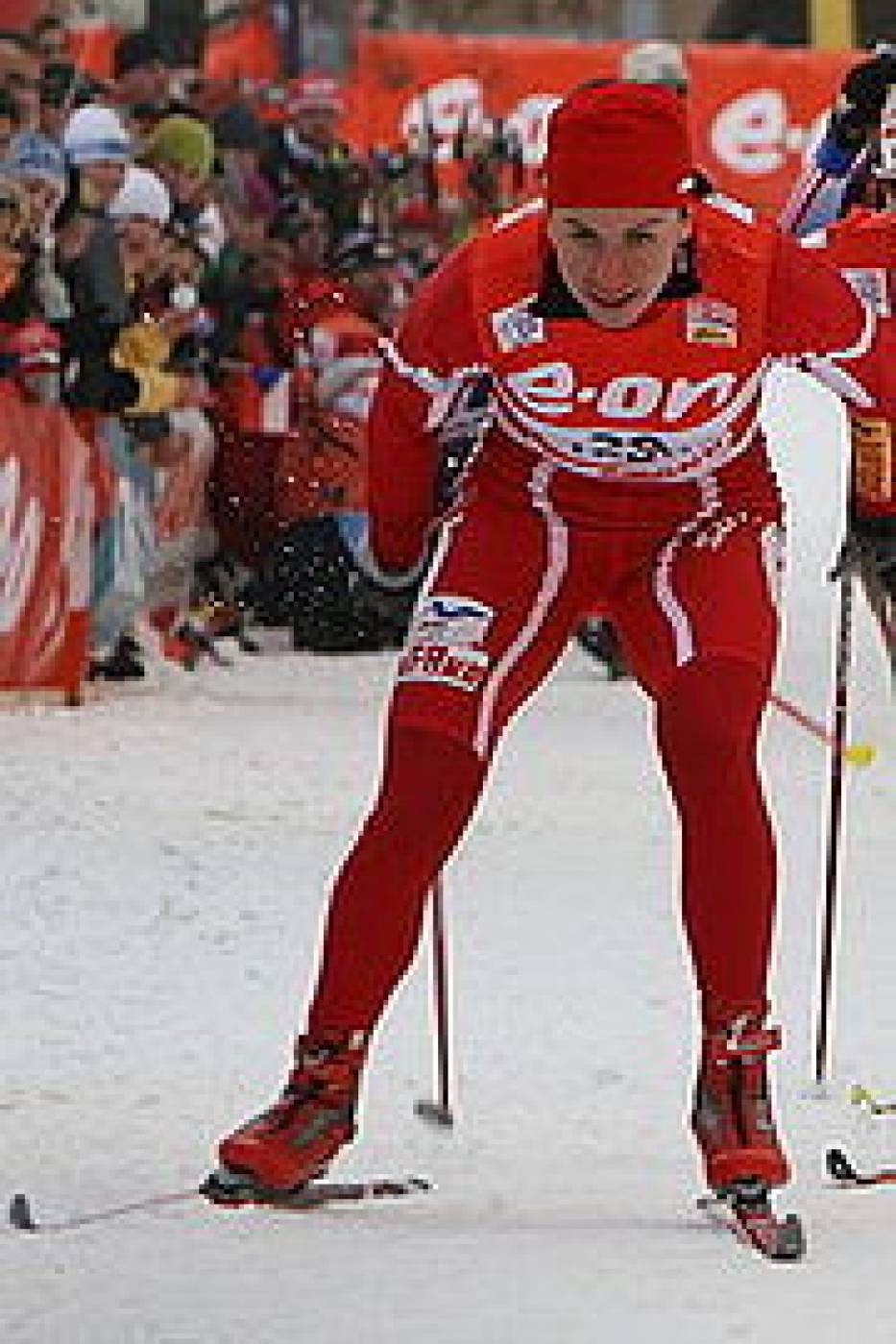 Justyna Kowalczyk podczas Tour de Ski – Praga 2007 rok
