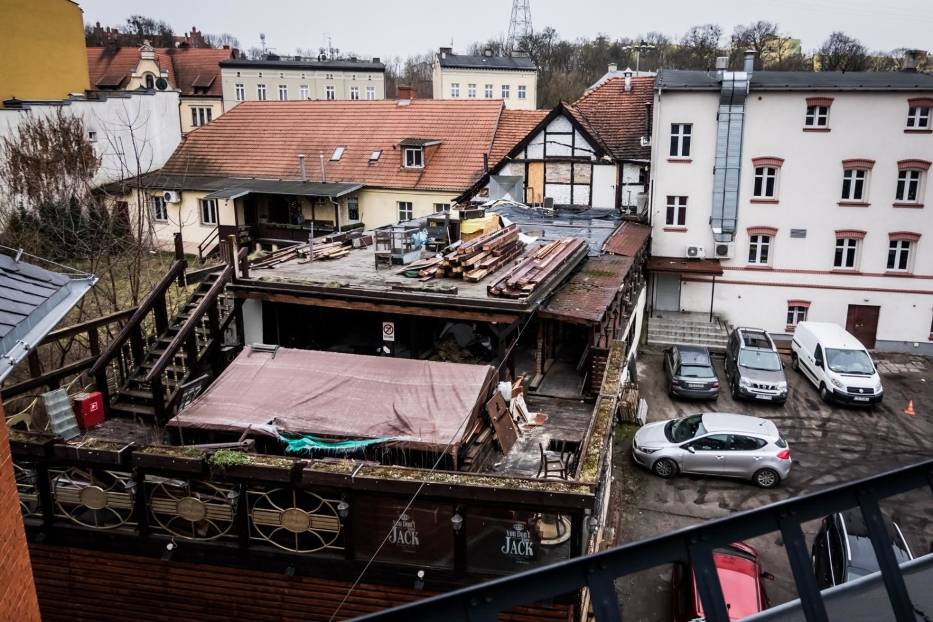 W styczniu tego roku na terenie Pubu Jack trwały prace rozbiórkowe
