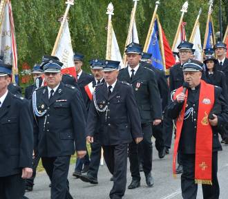 Strażacy z powiatu zamojskiego pielgrzymowali do Krasnobrodu 