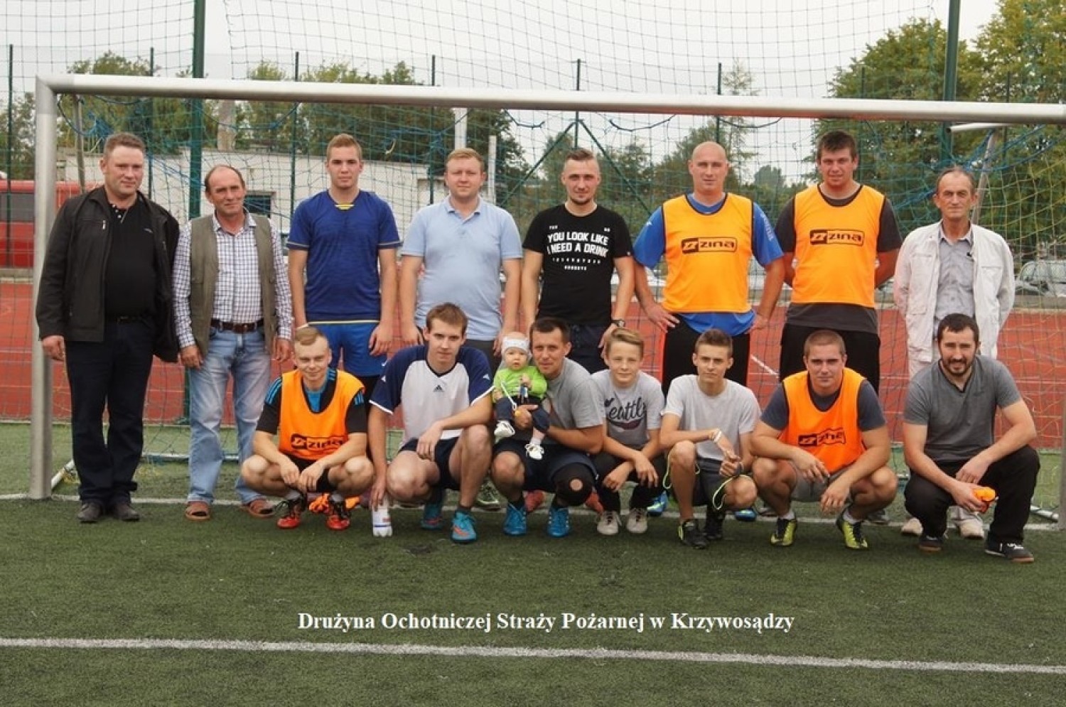 Na boisku orlika w Dobrem Zarząd Gminny OSP zorganizował turniej w piłkę nożną